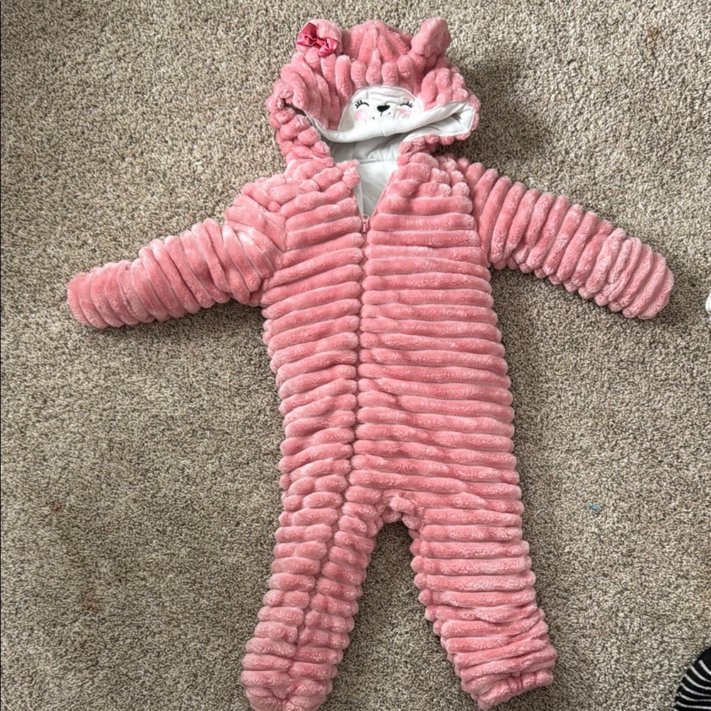 Cozy Pink Kids One Piece